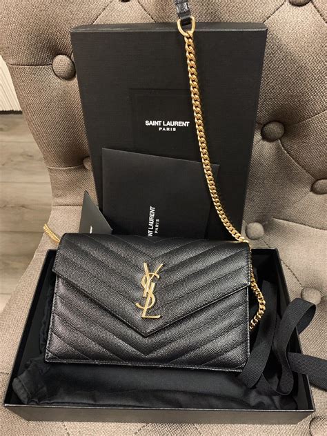 ysl black crossbody ebay|YSL crossbody bag black chain.